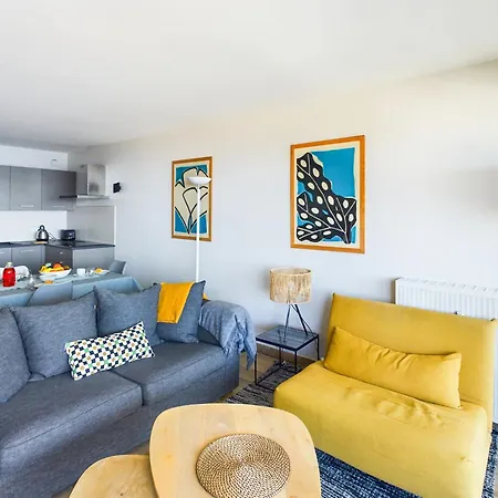 Apartment -paolo- Beau T2 Avec Vue Et Parking Concarneau